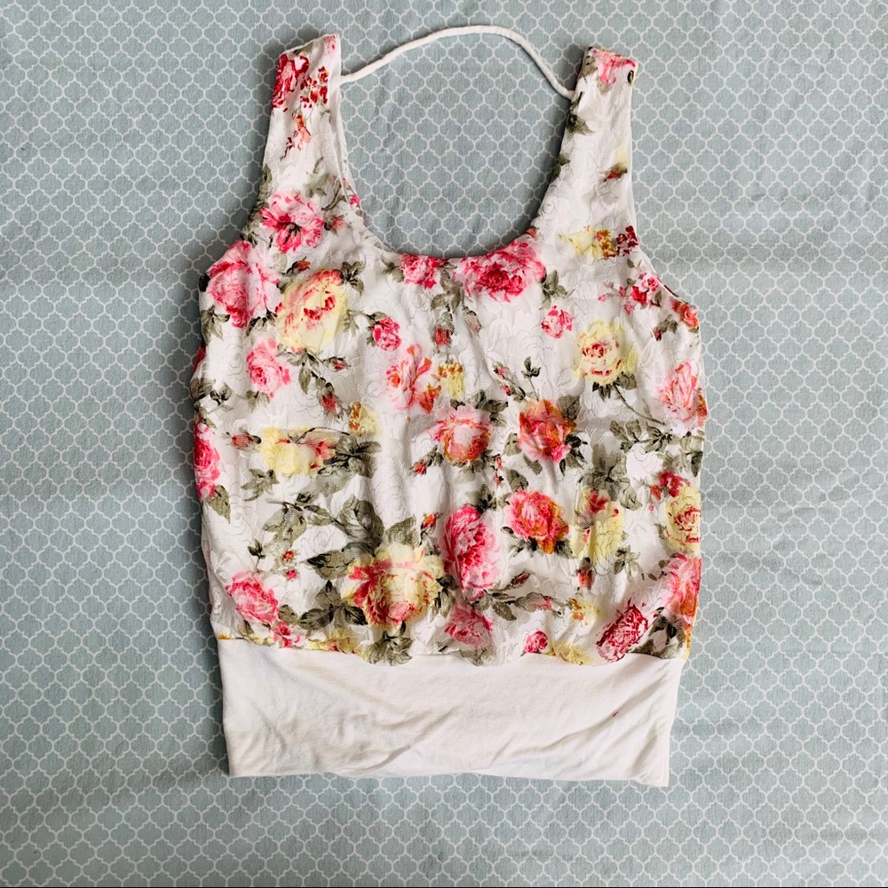 floral tank top